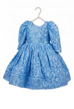 Luxury Sky Blue Sequin Princess Dress for Girls | Long Sleeve Party Dress | Birthday, Wedding & Special Occasion Dress - Image 2